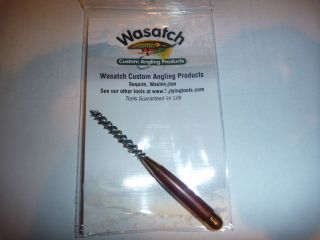 wasatch std dubbing brush sweet fly tying tool time left