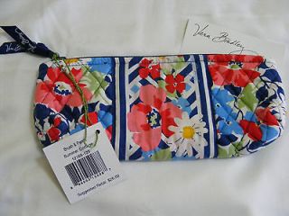  Bradley SUMMER COTTAGE Brush & Pencil COSMETIC CASE VERY NICE, NWT