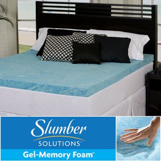 Slumber Solutions Gel 4 inch Twin/ Full size Memory Foam Mattress 