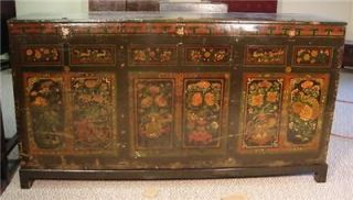 antique chinese extremely large trunk chest  1550