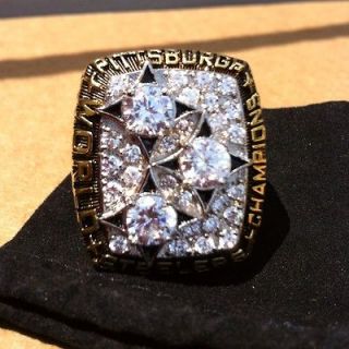 pittsburgh steelers 1978 replica super bowl xiii ring time left