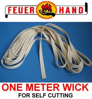 feuerhand spare wick running meters for self cutting from germany