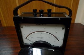 Amp Meter Crompton Parkinson Physics Vintage Lab Apparatus Art Deco