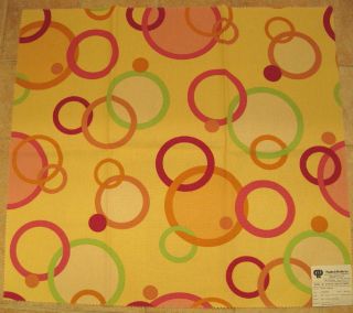Eames Peter Max Geometric Hoopla Circle Balls Pindler Designer Fabric 