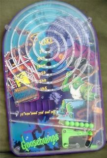   GOOSEBUMPS Welcome To Horrorland Pinball Game   Rare Old School Toy