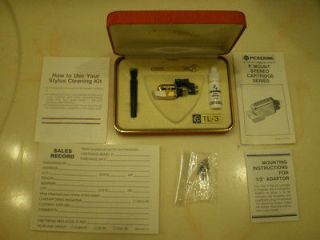 CLASSIC PICKERING TL3 CARTRIDGE AND GENUINE DTL3S STYLUS IN DISPLAY 