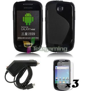   TPU COVER CASE+CAR CHARGER+SCREEN PROTECTOR for. Samsung Dart T499 TG