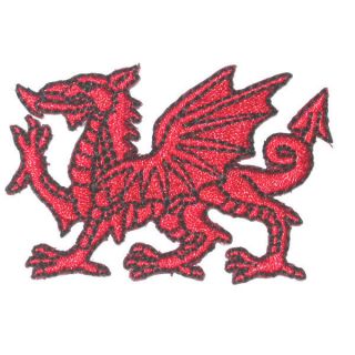 iron on patch applique welsh dragon more options pack size