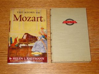 The Story of Mozart Signature Books Series HBDJ Wolfgang Amadeus 1955