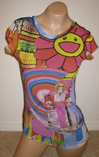 Petit Pois Limited Edition Andy Warhol Mesh Print Top US Size Medium