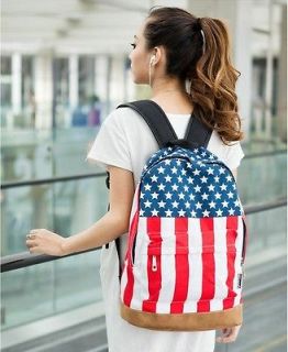 Unisex US Flag Starry Cool Style Backpack Shoulder Bag Schoolbag Shop 