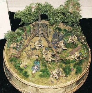 silencing the guns of brecourt manor wwii 54mm diorama time