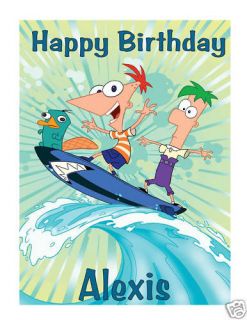 phineas and ferb edible cake image cake decoration one day