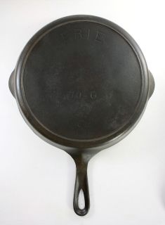   Griswold ERIE No 8 Skillet Heat Ring Flat Cast Iron HR Pan 704 Old