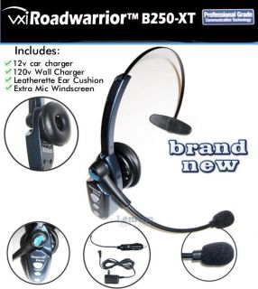 blue parrot b250xt bluetooth wireless headset b250 xt brand new