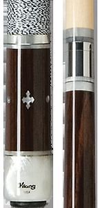 Viking Pool Cue, Billiards,Cust​om Rosewood White Pearl Inlays and 