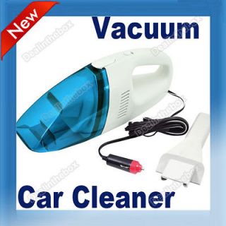   Mini Portable Handheld High Power Blue+White Car Vacuum Cleaner Top