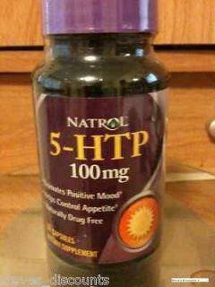 natrol 5 htp 100 mg 30 capsules exp 2014 new