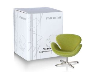 Minimii Miniature 116th Scale Fritz Hansen Swan Chair Green BRAND NEW