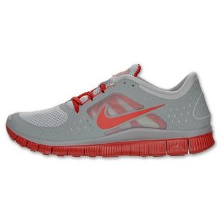 Nike Free Run+ 3 Mens Running Shoe Run 510642 062 Wolf Grey/Gym Red