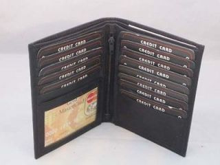   LEATHER HIPSTER WALLET BLACK NEW 13 CREDIT CARD SLOTS GREAT GIFT IDEA