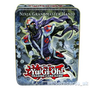 Ninja Grandmaster Hanzo YuGiOh Collector Tin   Brand New and Sealed