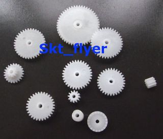 11 styles Plastic Gears All The Module 0.5 Robot Part for DIY