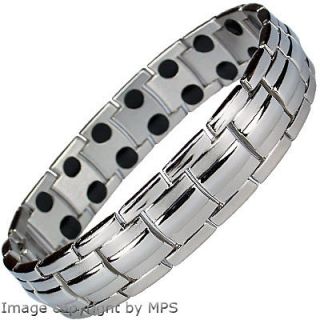 MENS SUPER STRONG THERAPEUTIC BIO MAGNETIC BRACELET   MAGNET THERAPY