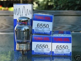  4x) of TUNG SOL 6550 Platinum Matched Power Vacuum Tubes Tungsol KT88