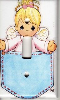 PRECIOUS MOMENTS Light Switch Lightswitch Plate Cover DIY Baby Girl 