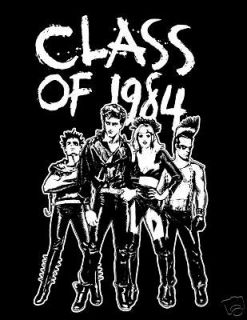 class of 1984 t shirt horror grindhouse punk movie