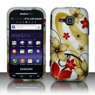 red flowers hard case cover samsung galaxy indulge r910 time