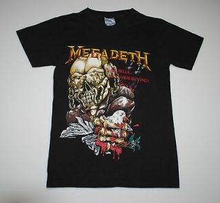 VINTAGE MEGADETH PEACE SELLS BUT WHOS BUYING? TOUR 87 88 T  SHIRT 