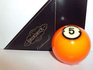   Centennial Billiard Replacement Pool Table Ball, Out of Box, # 5 Ball