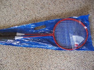   Badminton Rackets w/Birdie White String antislip grip & case Bulk