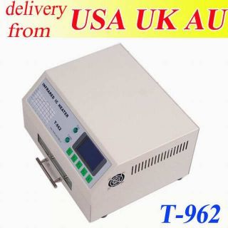 T962 INFRARED SMD BGA IC HEATER REFLOW OVEN 800W 180×235MM T 962 