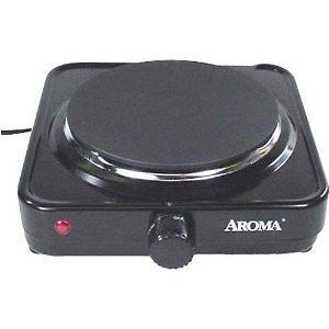 aroma portable electric single hot plate hot black  20 65 