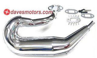 DDM Dominator® Chrome Pipe Exhaust for HPI Baja 5b / 5T Gas RC Buggy