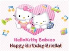   Kitty #4 Edible CAKE Icing Image topper frosting birthday party custom