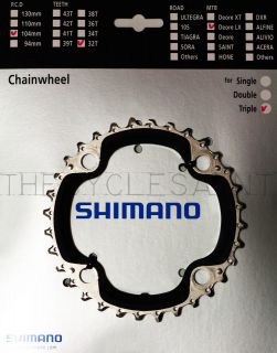 NEW Shimano SLX/LX Middle 32T Chainring   104 BCD 10 Speed/10 Sp M660
