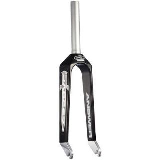 Answer BMX Dagger Fork Pro 20 Black 1 1/8 Steer 22.3 oz.