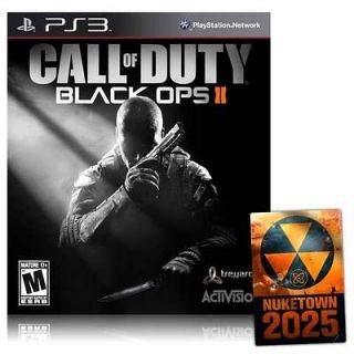 Call of Duty Black Ops II COD BO 2 PS3 Video Game + NUKETOWN 2025 DLC 