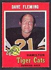 1971 OPC O PEE CHEE CFL 67 DAVE FLEMING NM HAMILTON TIGER CATS PITTS 