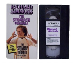 Richard Simmons Stomach Formula VHS