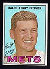 RALPH TERRY mets 1967 TOPPS #59 EXMINT NICE CORNERS NO CREASES