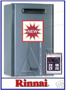new rinnai rl94ep external tankless water heater propane mounted 