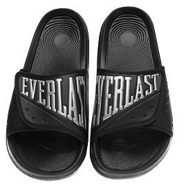   EVERLAST Black Slides Thongs Sandals Sports Shoes Sizes 7 13 US SIZING