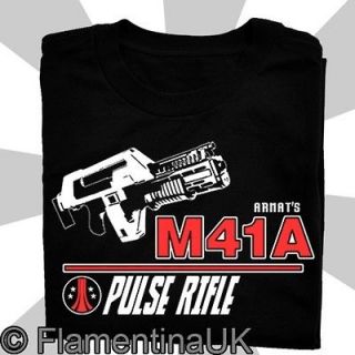 9051 M41A PULSE RIFLE T SHIRT ALIEN USS SULACO Colonial Marines USCSS 