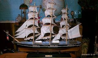 cutty sark 1869 wood model ship from yacht club time