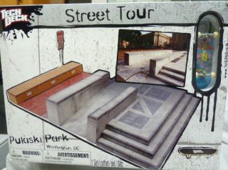 Tech Deck Street Tour Pulaski Park, Washington D.C.w/ Bonus 